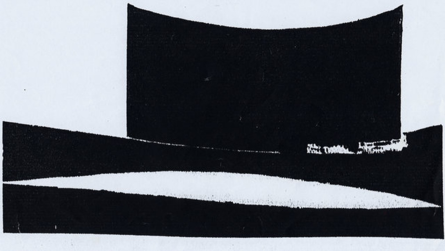 Le négrier. Dessin à l'encre de chine de l'artiste Victor Anicet. Oeuvre originale. 1970